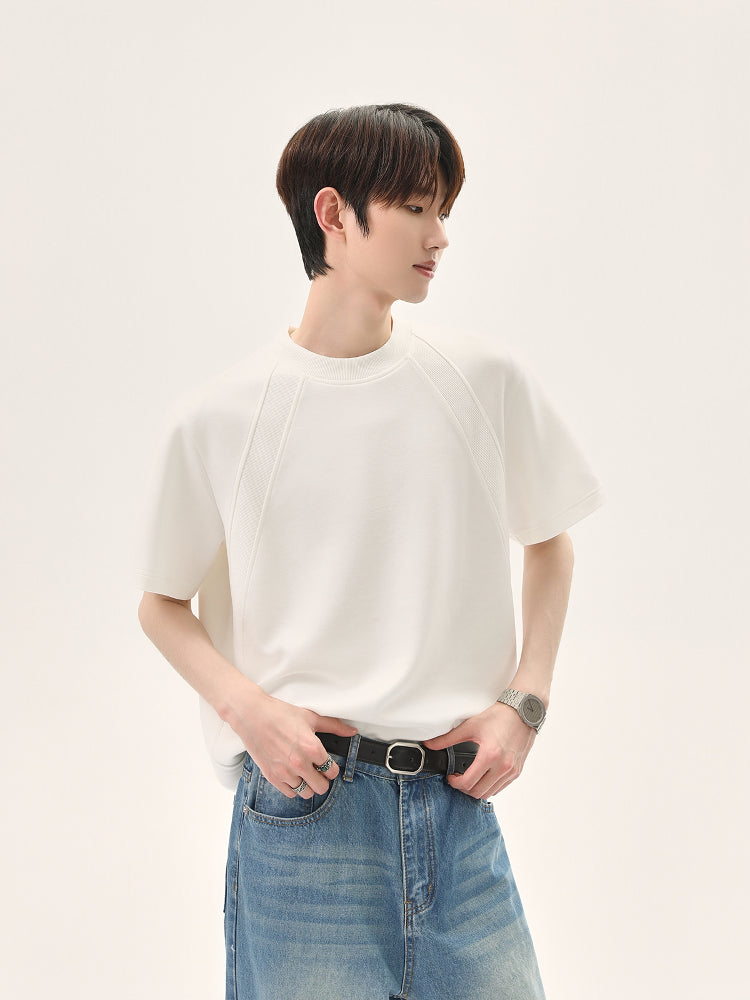 Short-sleeved Air Layer T-shirt