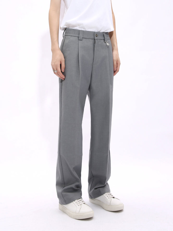 Slim Fit Mittelbund Freizeit-Hosen 