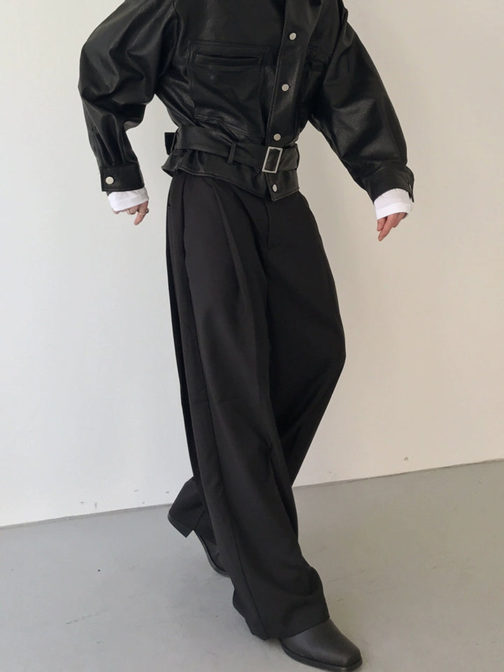 Minimalist Loose Straight Leg Pants