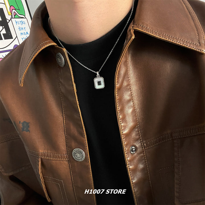 Mother-of-pearl Zirconium Necklace
