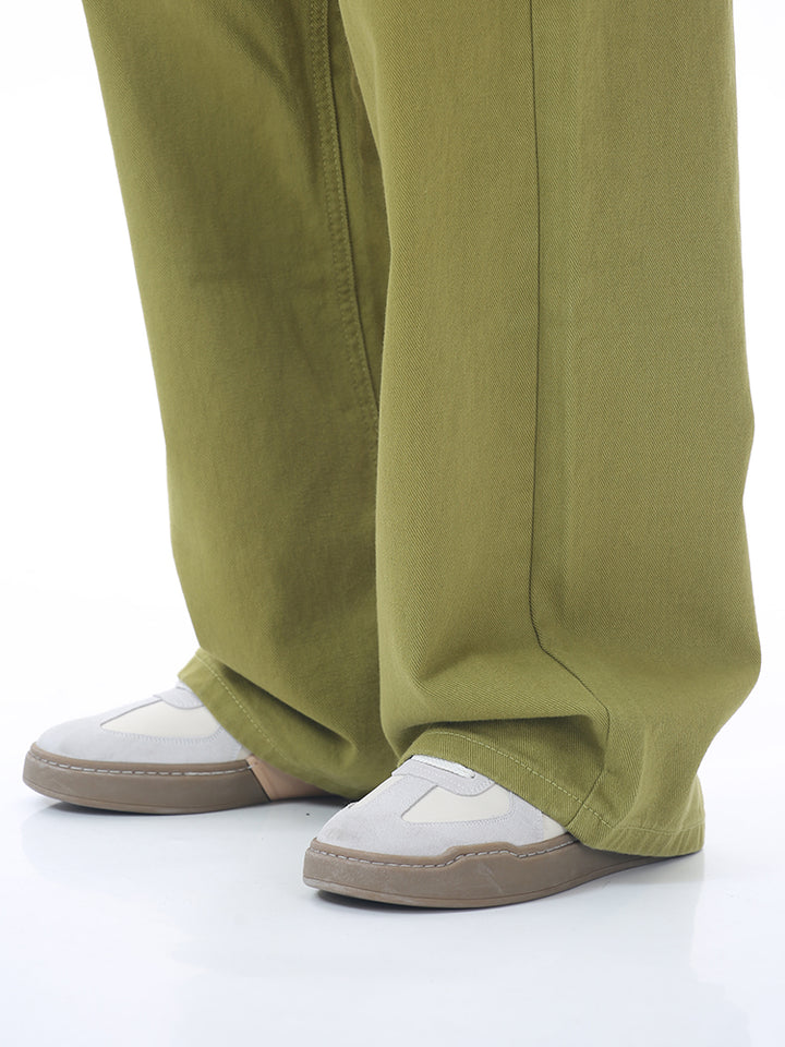 Loose Mid-Waist Wide-Leg Jeans
