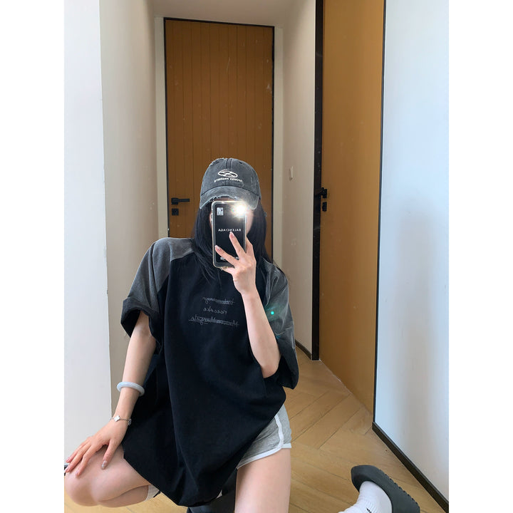 Turtleneck à manches raglan rétro, coupe ample 