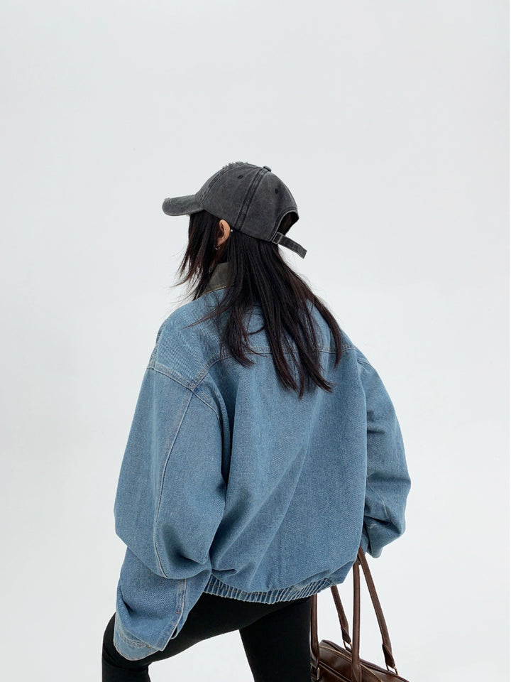 Loose Blue Denim Jacket
