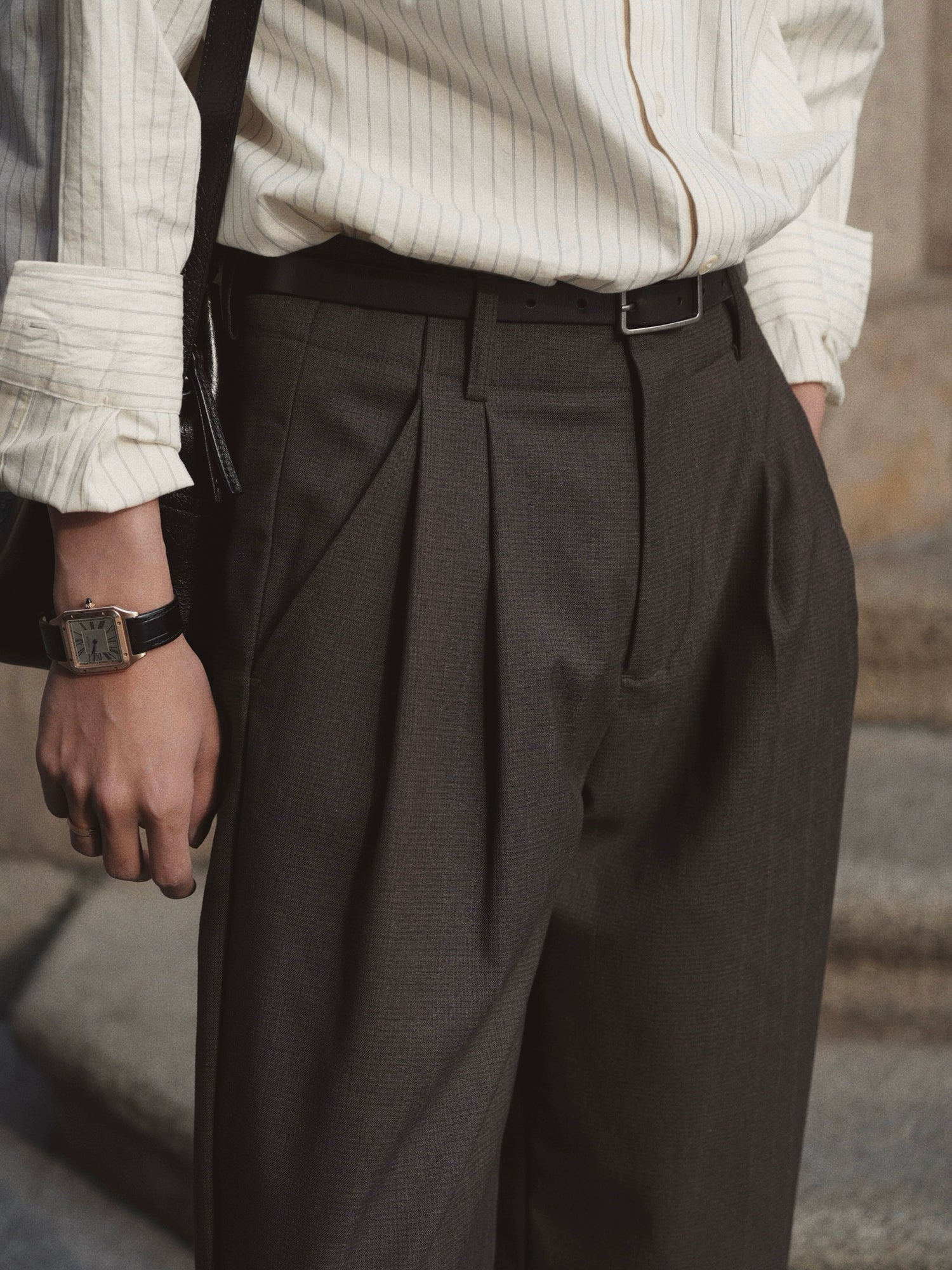 Straight Anti-Wrinkle Casual Pants