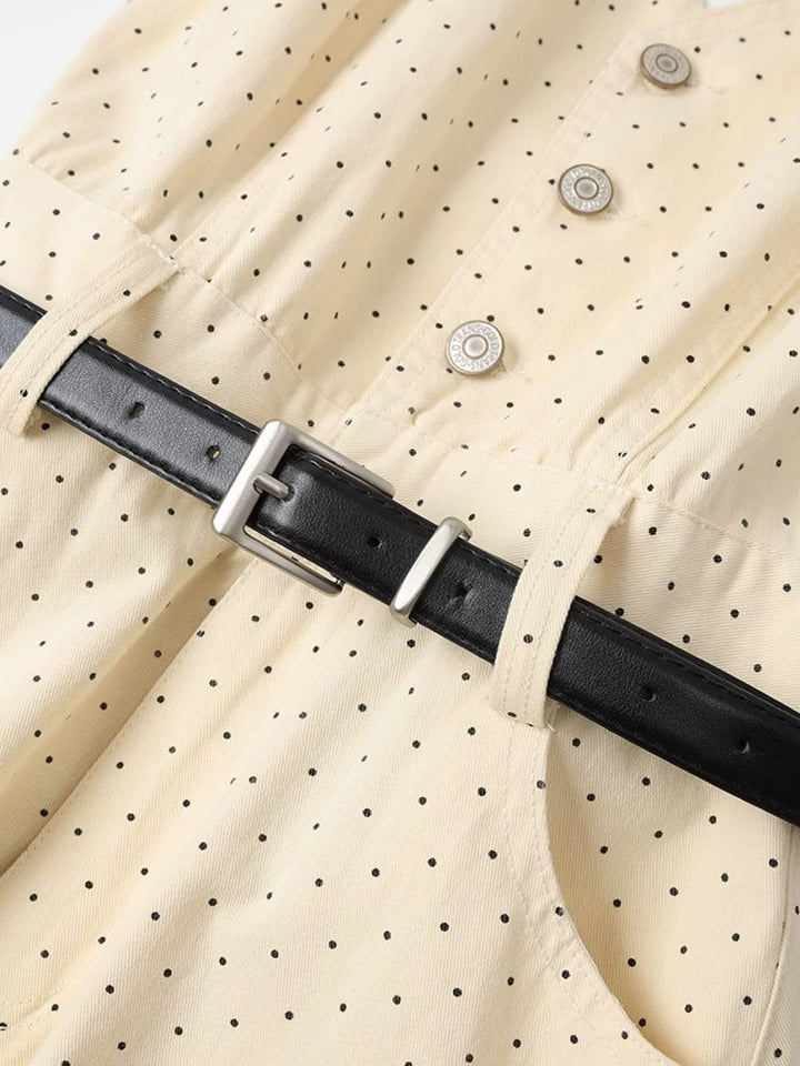 Halter Neck Polka Dot Sundress Long