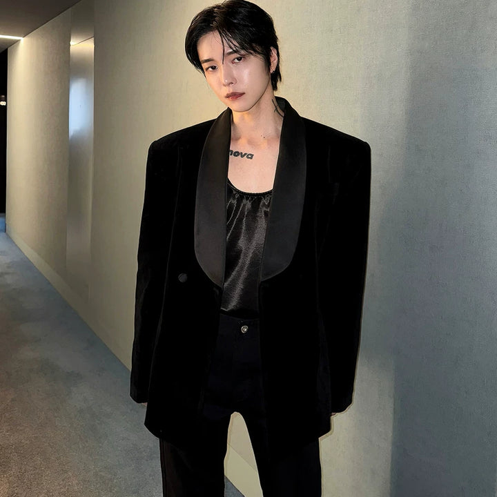 Velvet Korean Style Casual Jacket