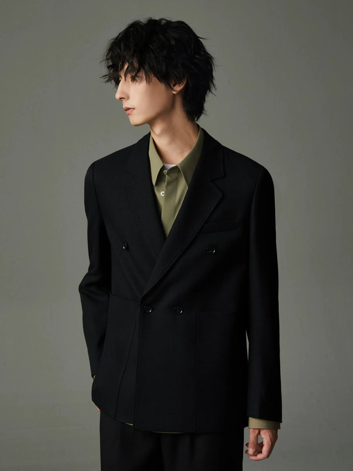 Double-Breasted Blazer