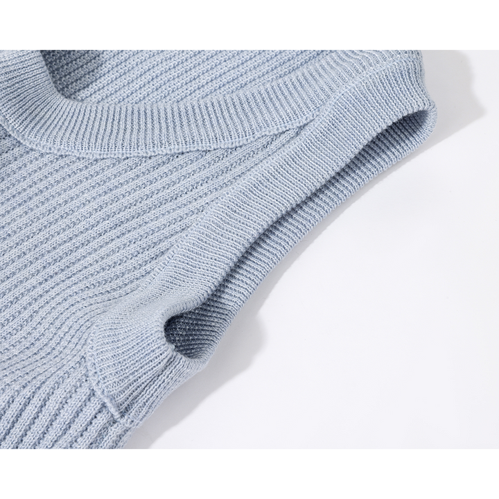 Débardeur ajusté en tricot côtelé 