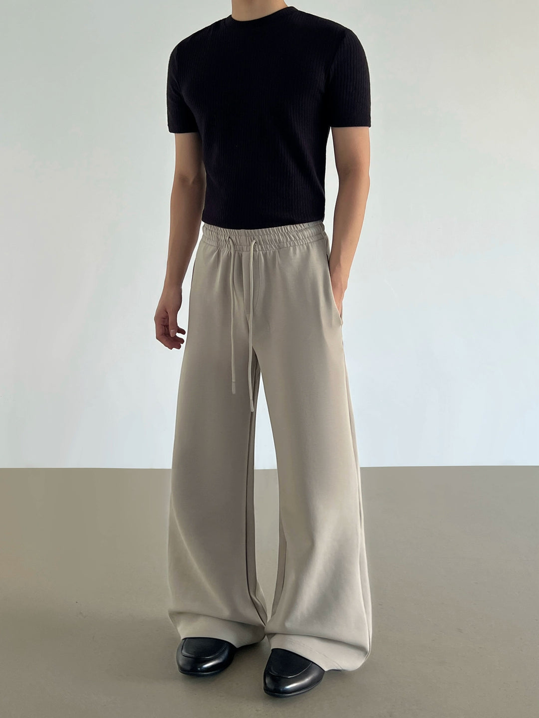 Modal  Straight Drape Pants