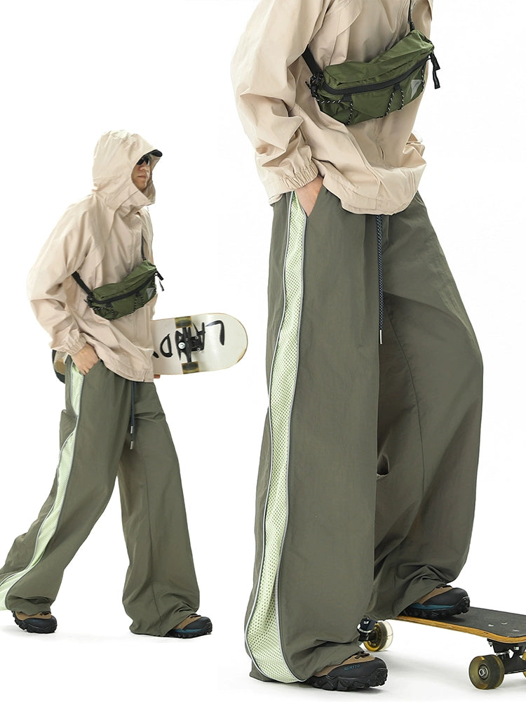 Wide-Leg Outdoor Breathable Sports Pants