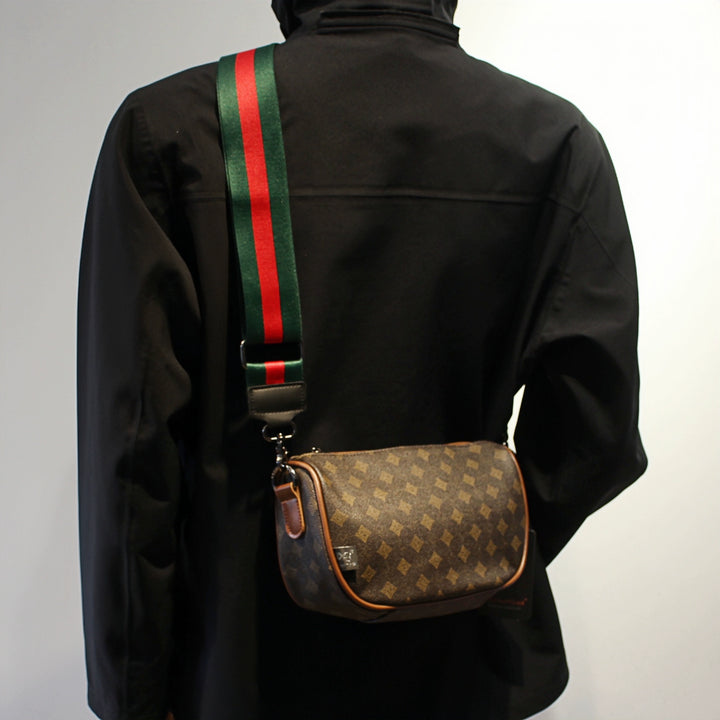 Patterned Leather Crossbody Bag