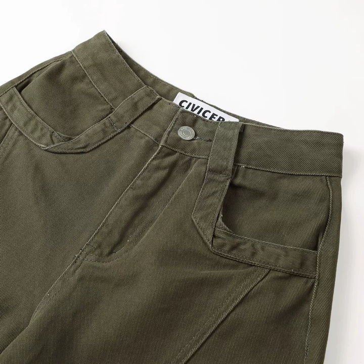 Retro Wide-Leg Loose Fit Jeans