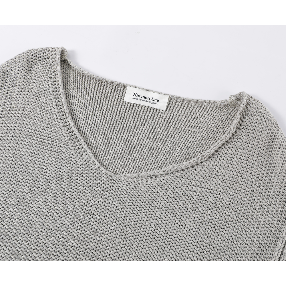 V-Neck Knit Sweater