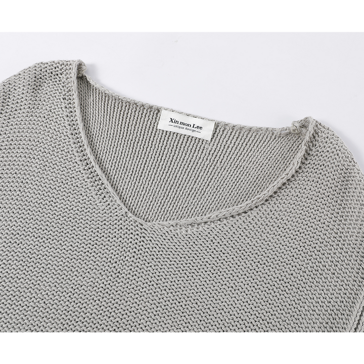 V-Neck Knit Sweater