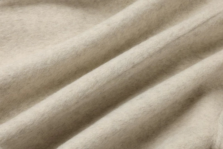 Stand Collar Short Wool Coat