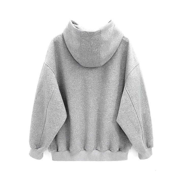 Zip Up Hooded Cardigan