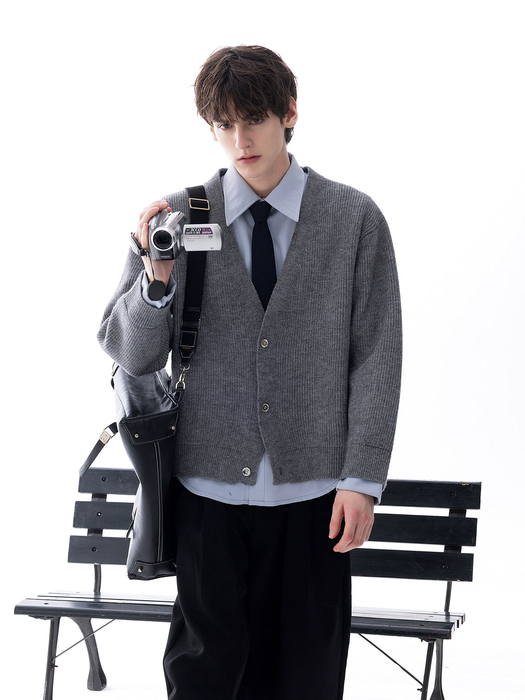 Button-front Knitted Vest
