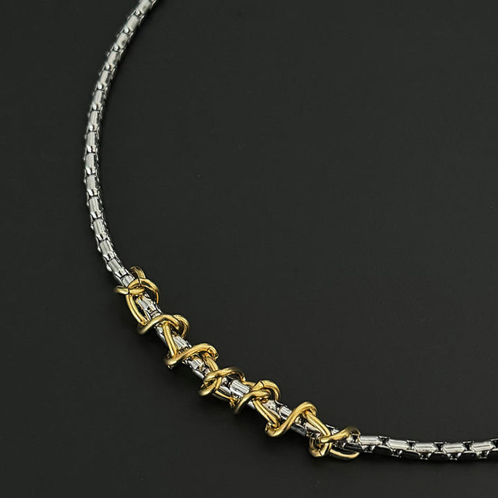 Tibetan Titanium Steel Chain Bracelet