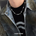 Beaded Clavicle Necklace