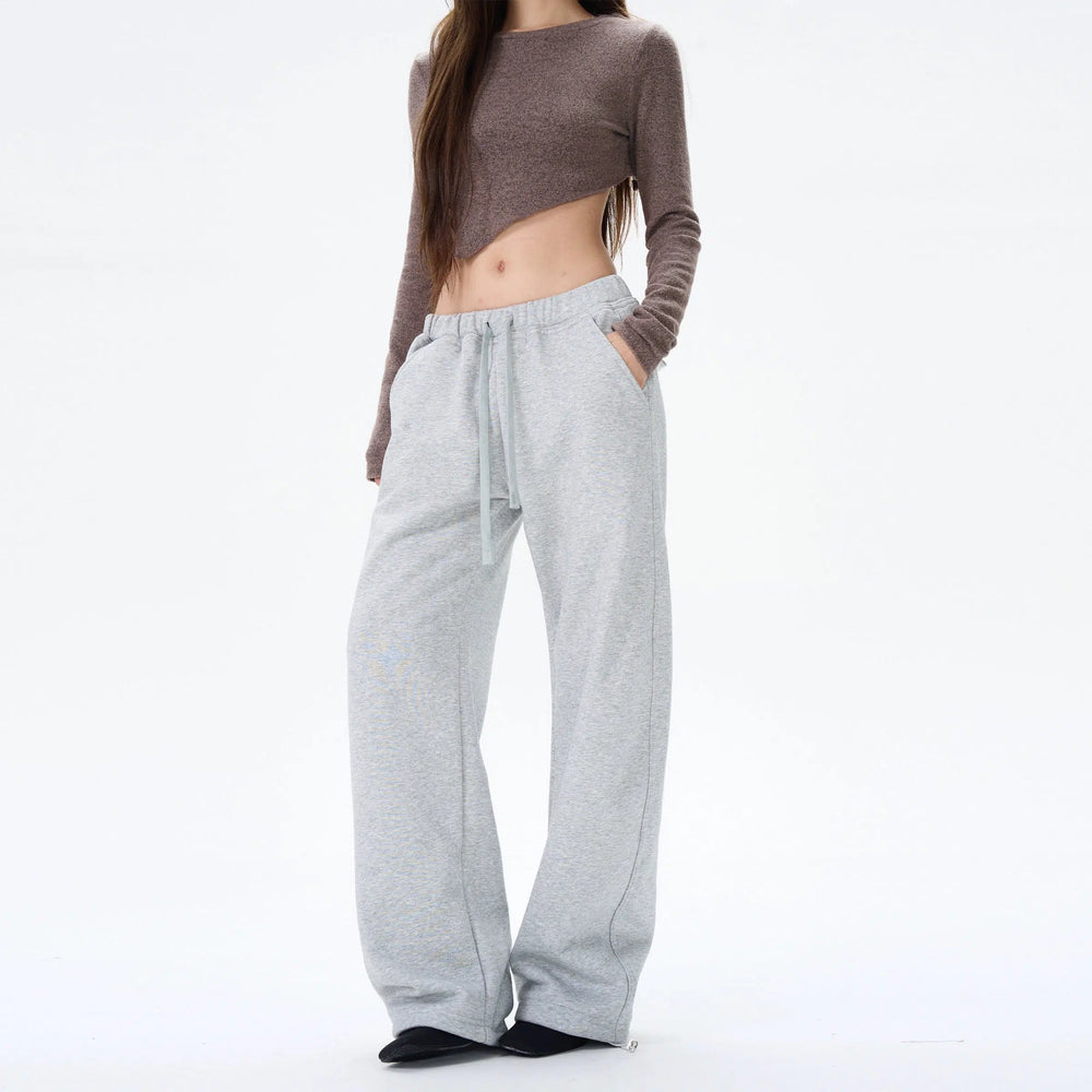 Velvet Drawstring Sweatpants