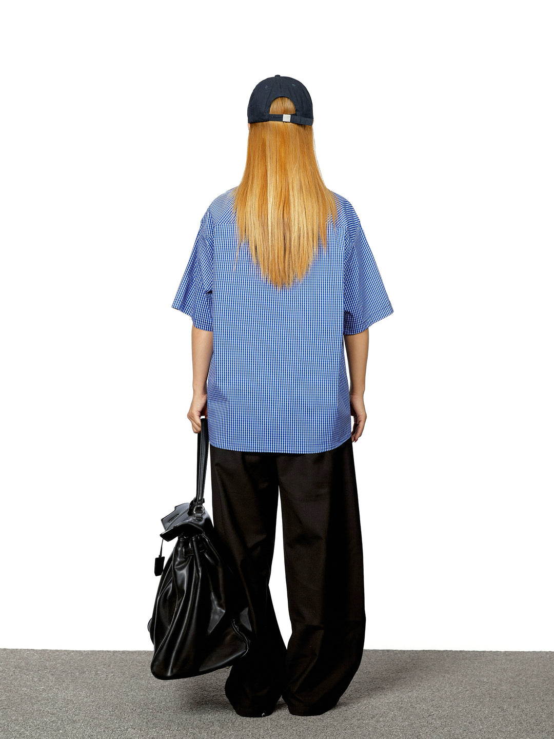 Wide-Leg Loose Straight Suit Pants