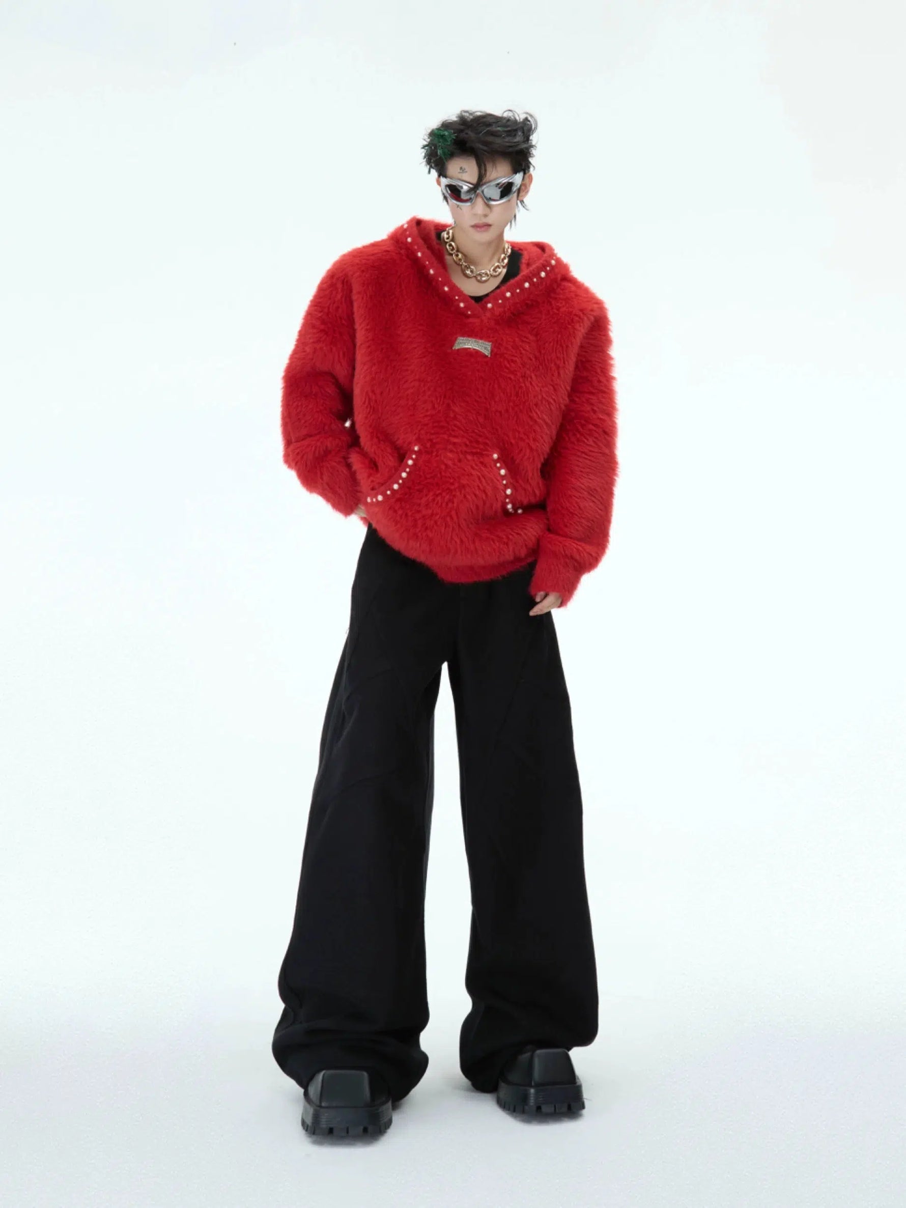 Pearl Embellished Knit Sweater