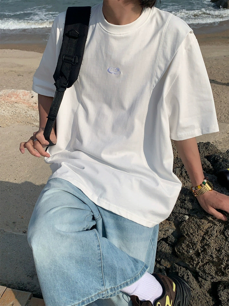 Casual Short Sleeve Round Neck T-Shirt