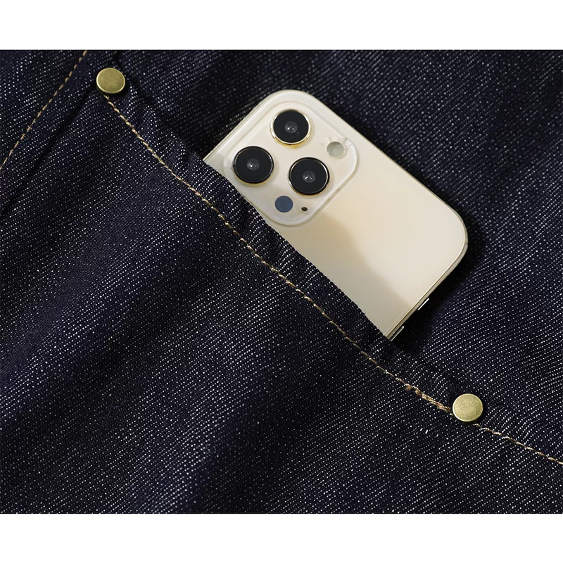 جاكيت شتوي قصير من الدنيم مبطن بطبقة من الفليس 