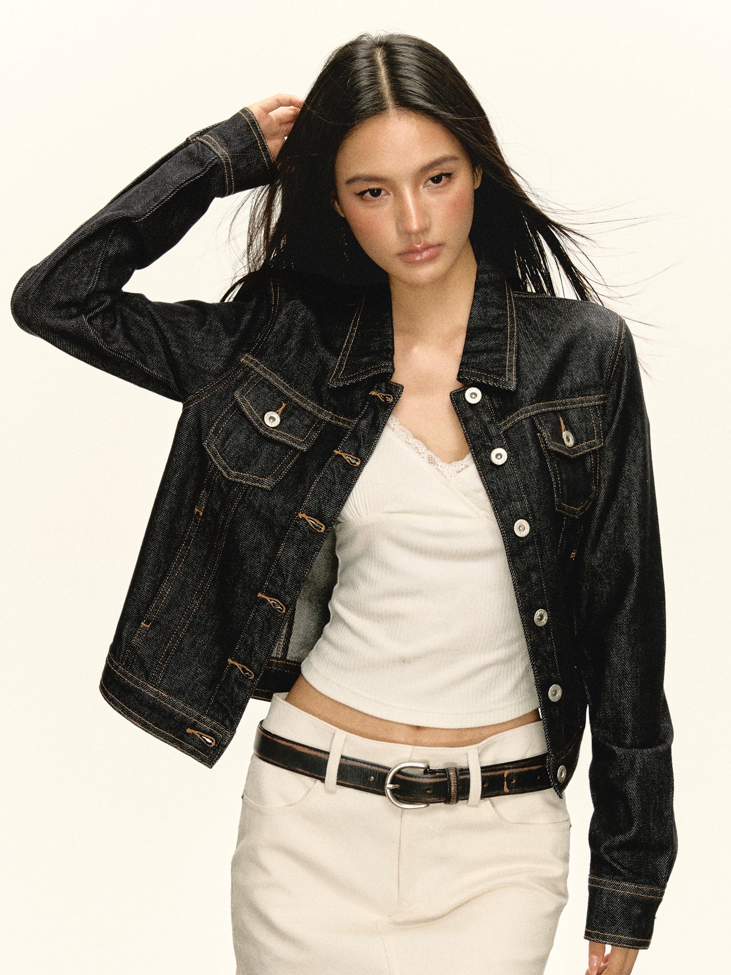 Retro Slim Fit Denim Jacket