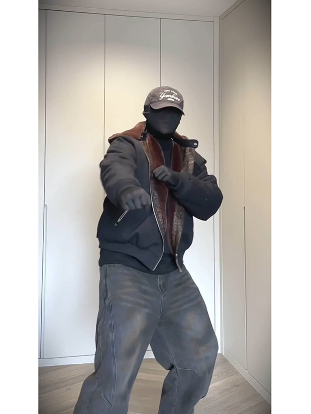 Hooded Plush Lined Canvas Jacket
