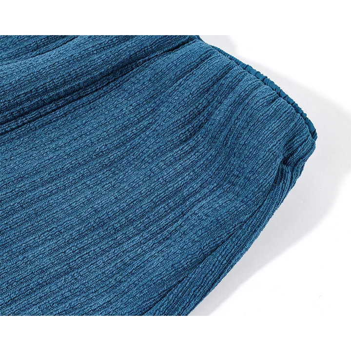 Falda midi retro de talle alto de pana 