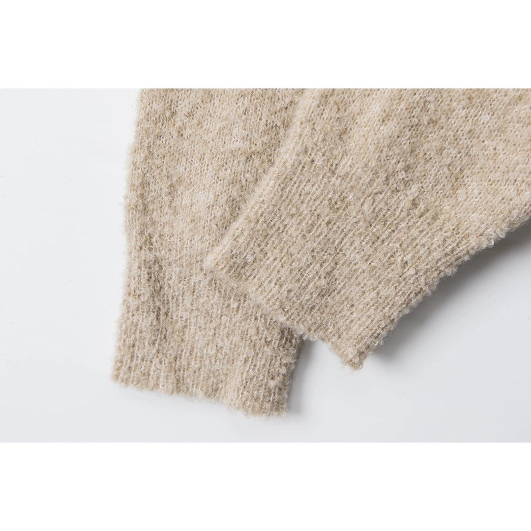 Karikatur Pferde Druck Strickpullover 