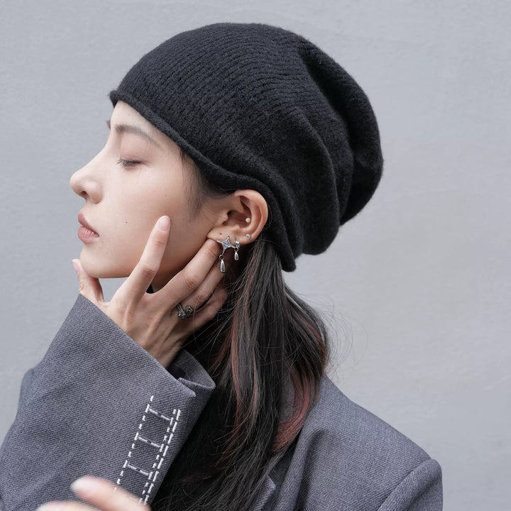 Water Drop Star Tassel Stud Earrings