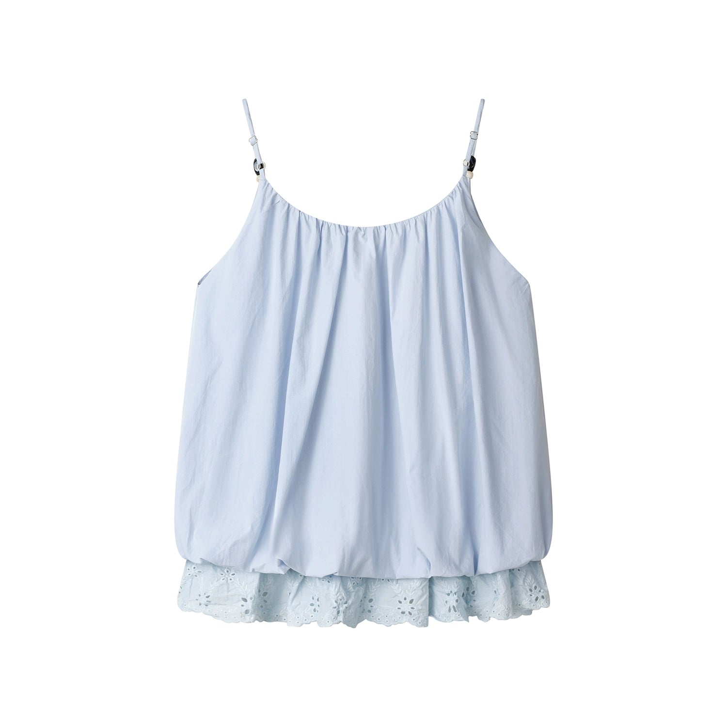 Camisole Tank Top with Lace Hem