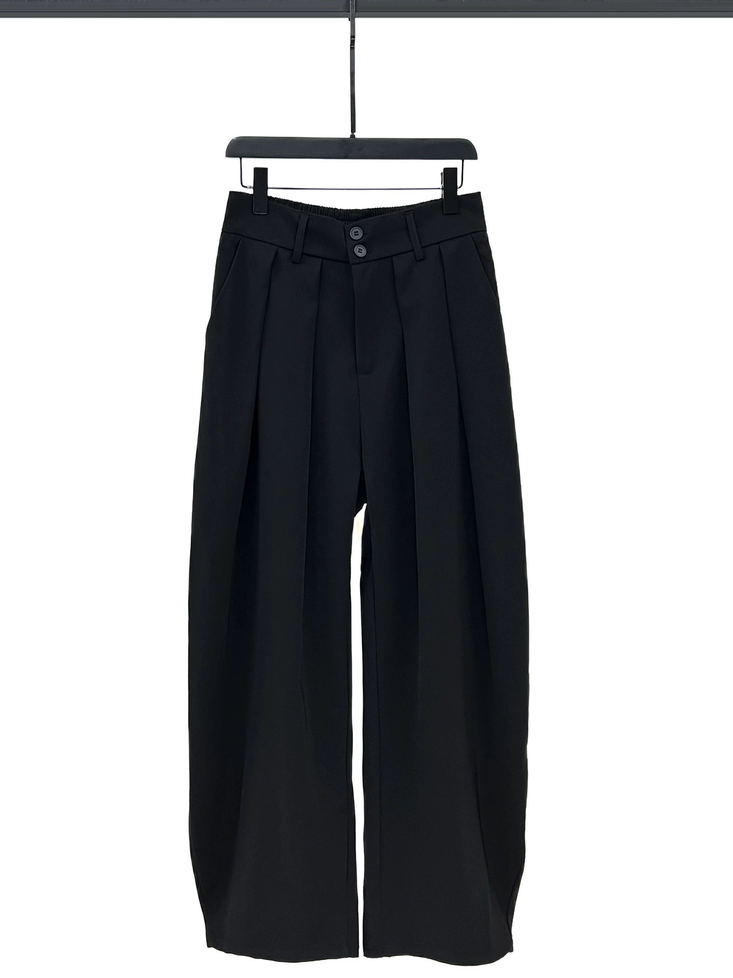 Loose Pleated Korean Drape Casual Pants