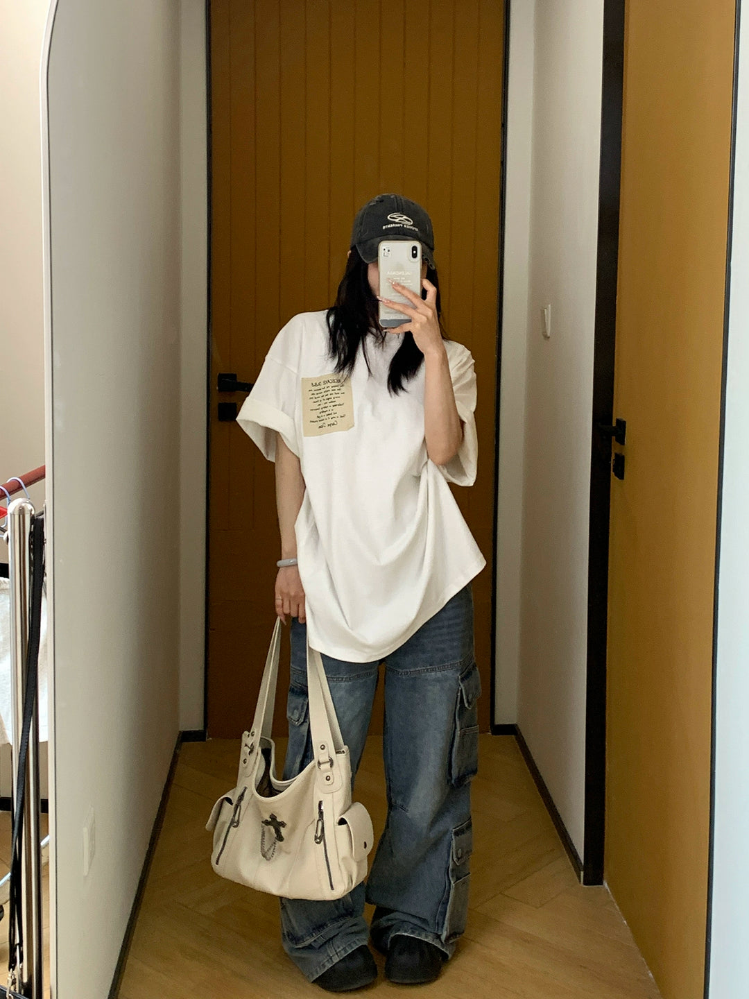 Oversized Cotton Short Sleeve T-Shirt