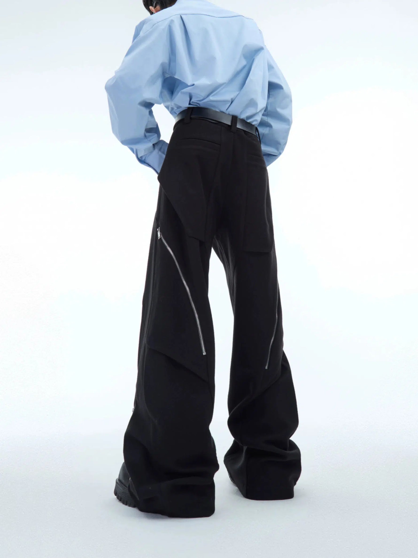 Deconstructed Zipper Suit Set