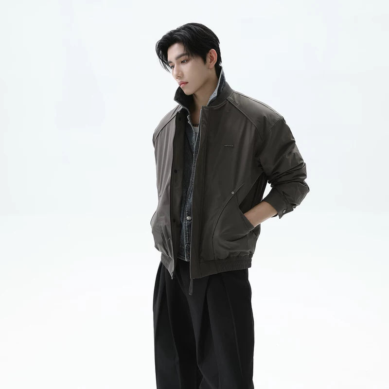 Faux Two-Piece Down Jacket