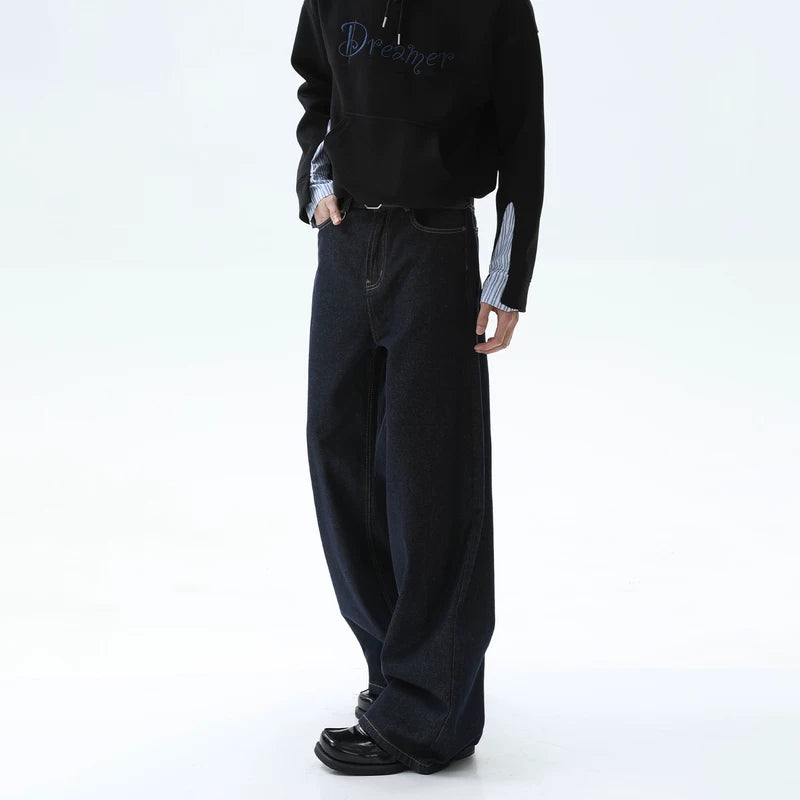 Vintage Loose Fit Raw Denim Pants