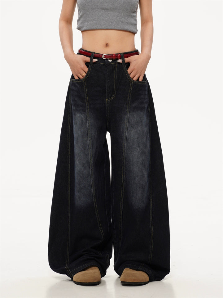 Letter Print High Waist Cropped Pants