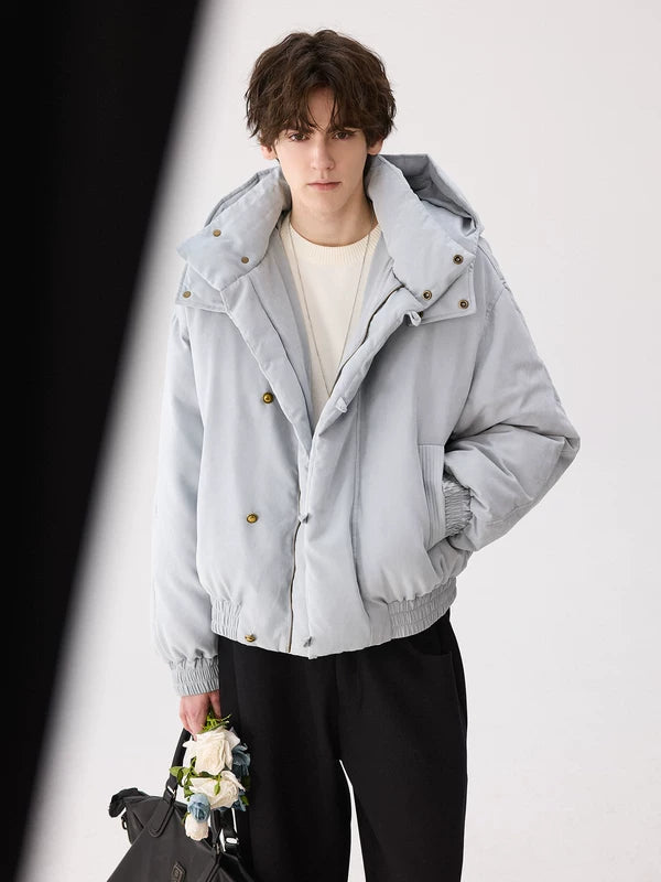 Retro Padded Hooded Balloon Jacket