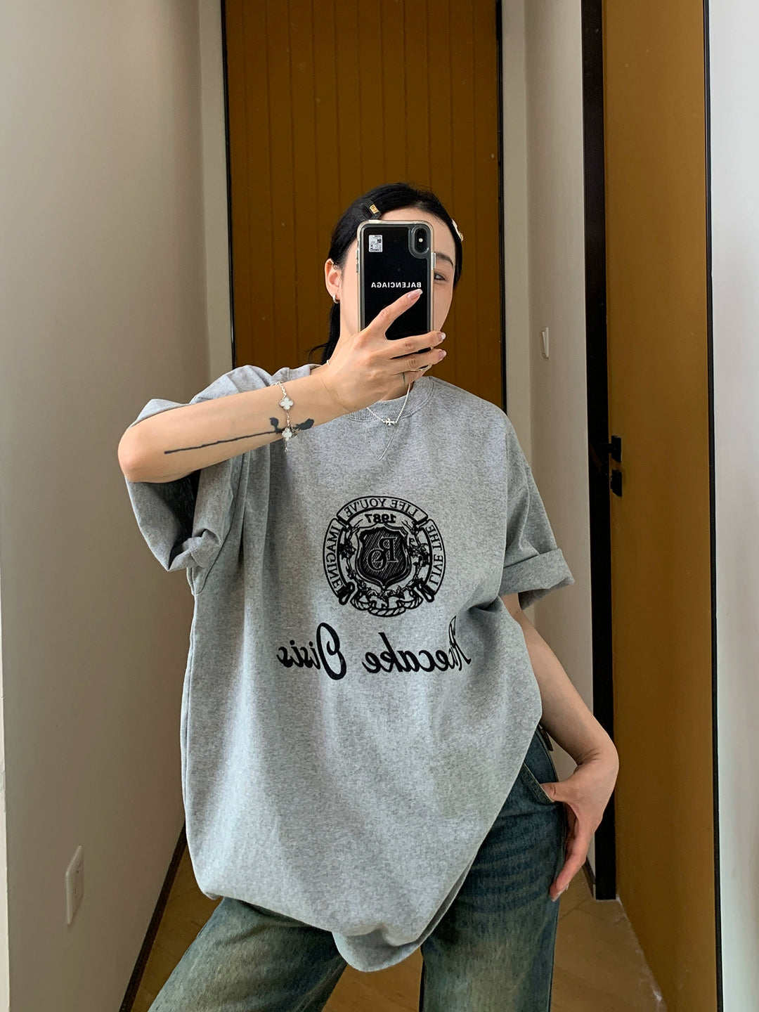 Relaxed Fit Printed Short Sleeve T-Shirt