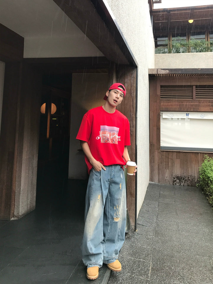 Loose Fit Graphic Short-Sleeve T-shirt
