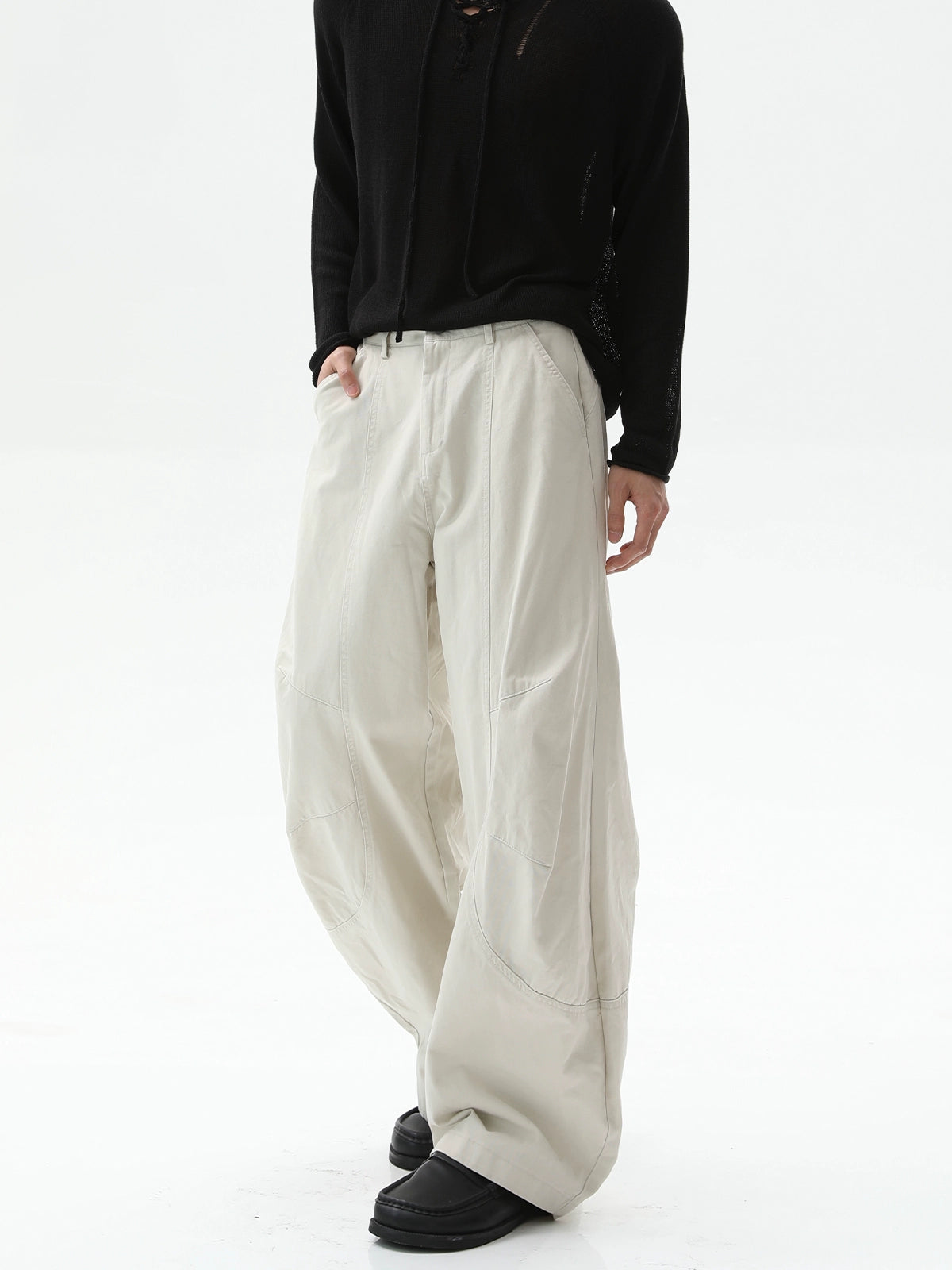 Loose Wide-Leg Casual Cargo Pants