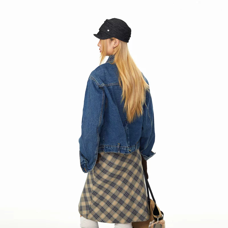 Deconstructed Loose Fit Denim Jacket