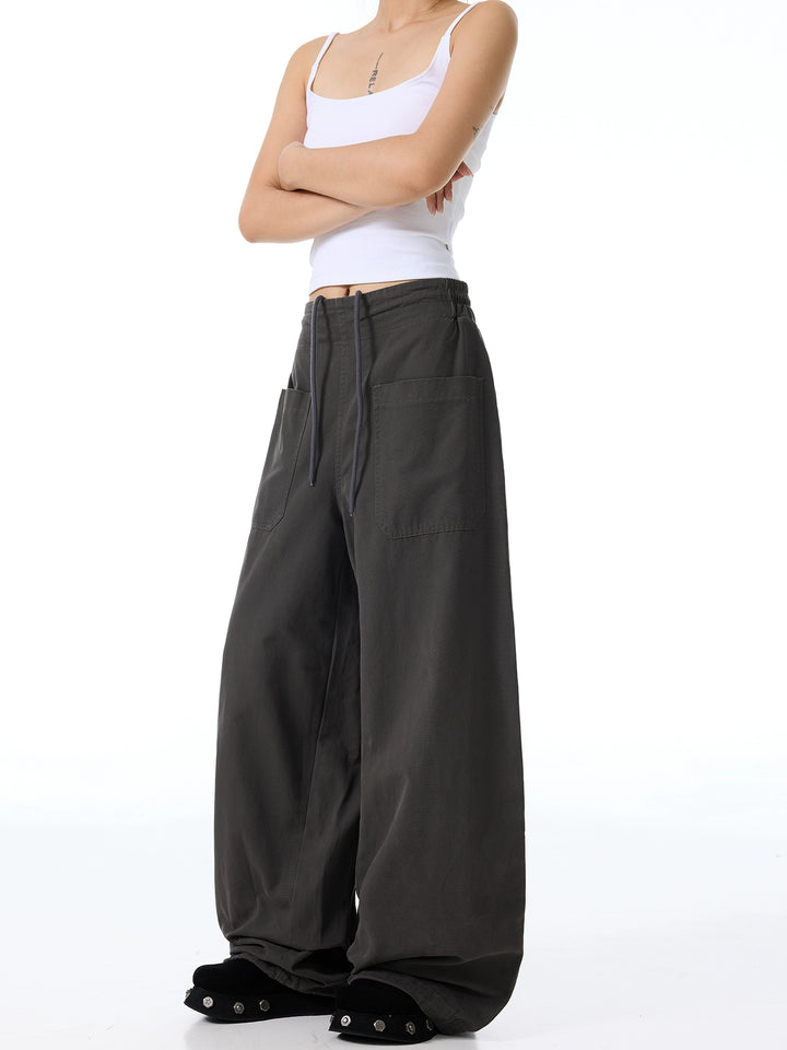 Loose Large Pocket Casual Pants