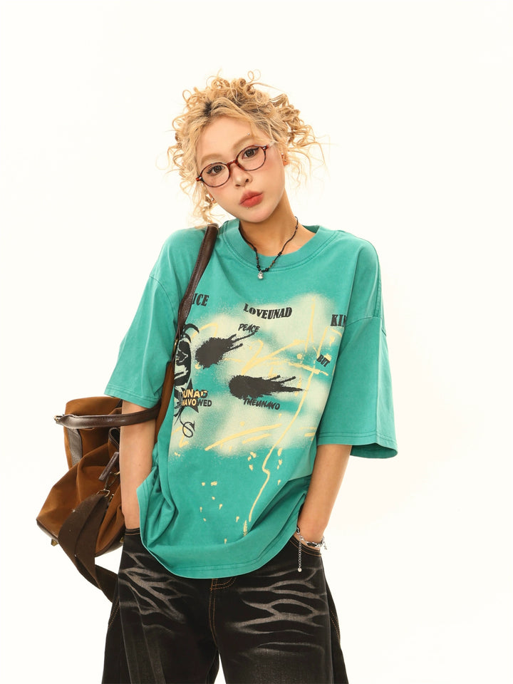 Oversized Short-Sleeve T-Shirt