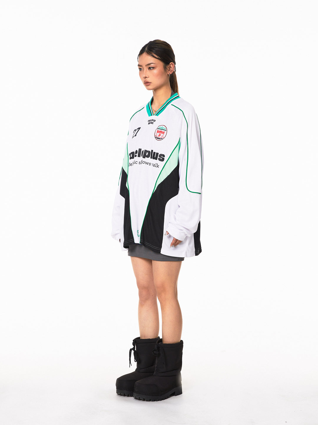 Sports Jersey Long-Sleeve Retro Top