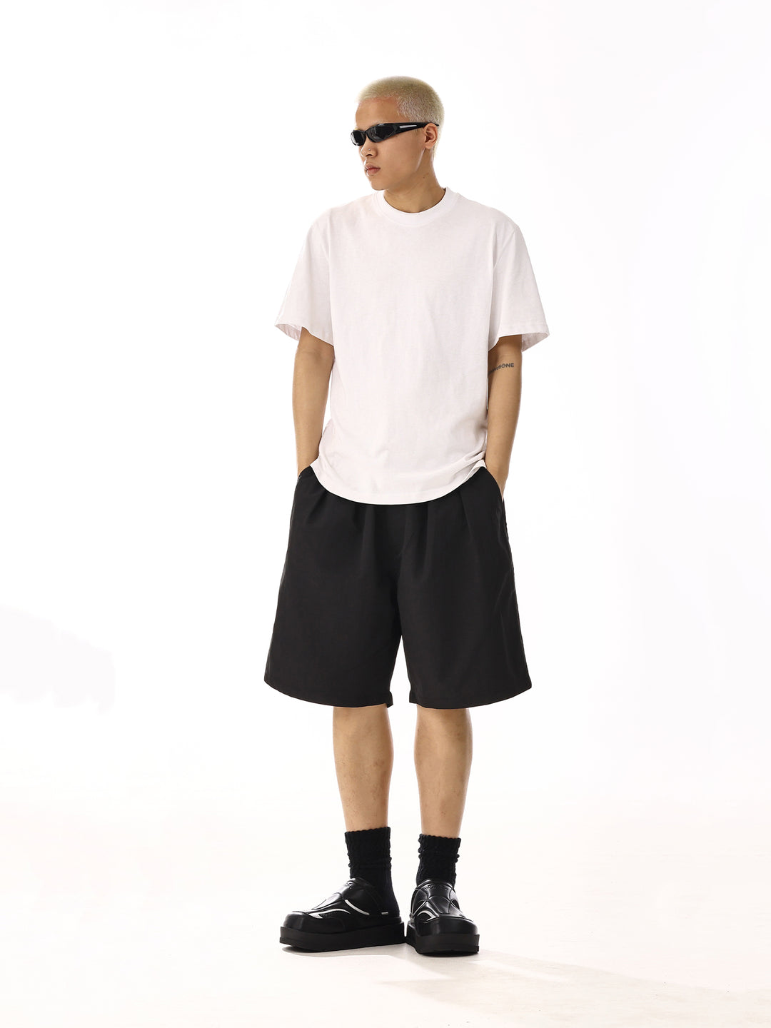 Black Loose Fit Shorts