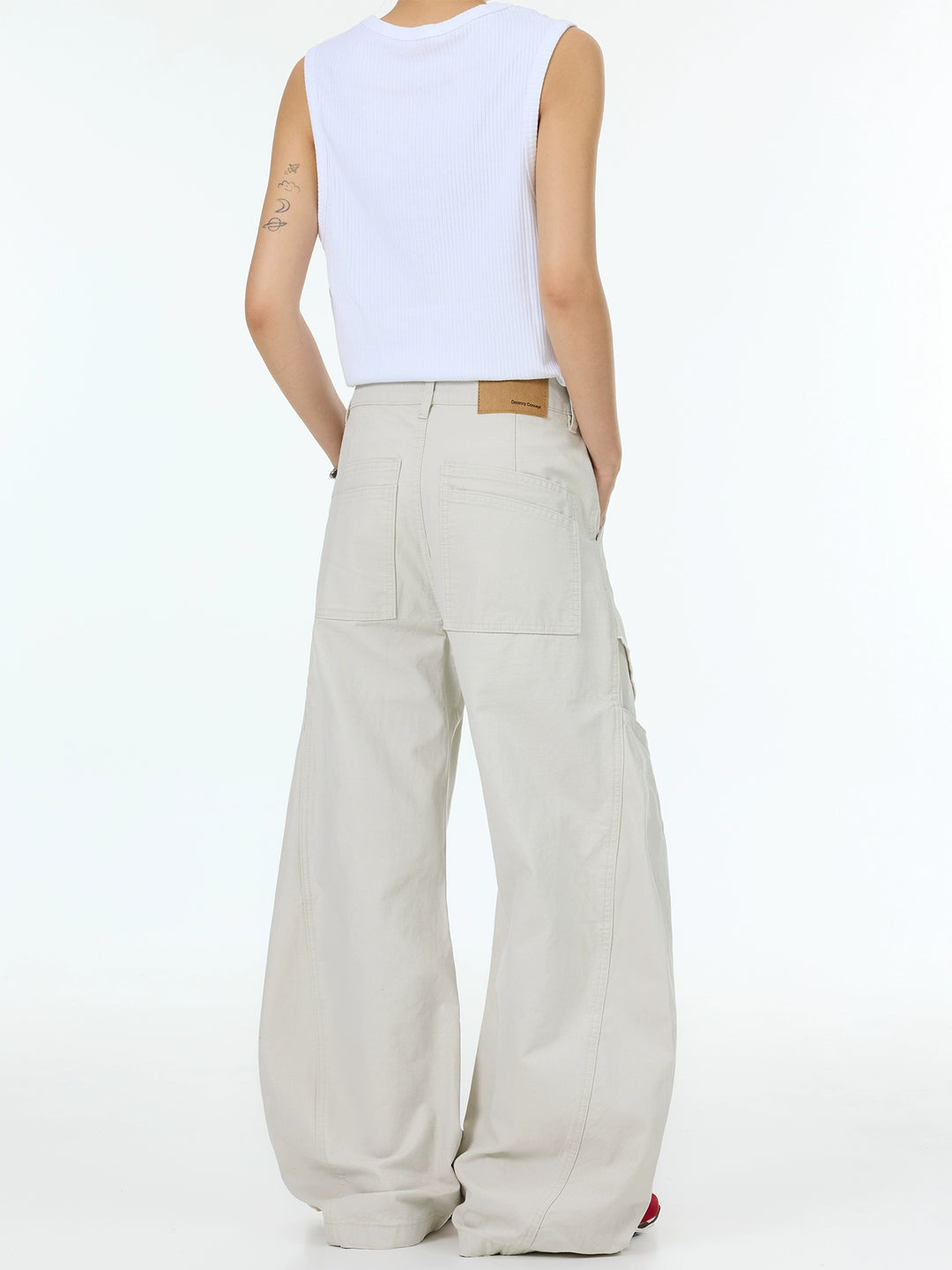 Multi-Pocket Straight Casual Pants